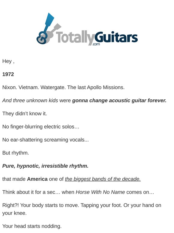 A horse with no name...?