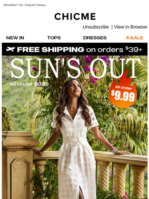 Summer Sale! All Under $9.99 🛍️