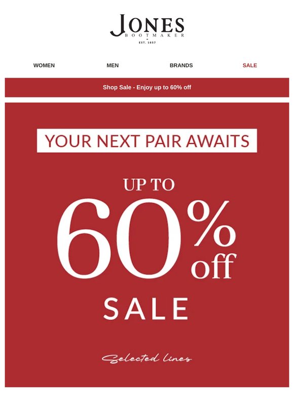 Your next pair could be in our sale