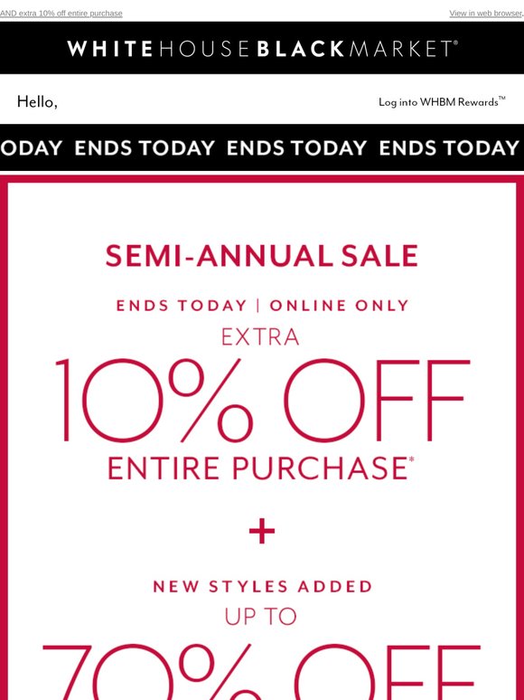 ENDS TODAY: Up to 70% off (new styles added)