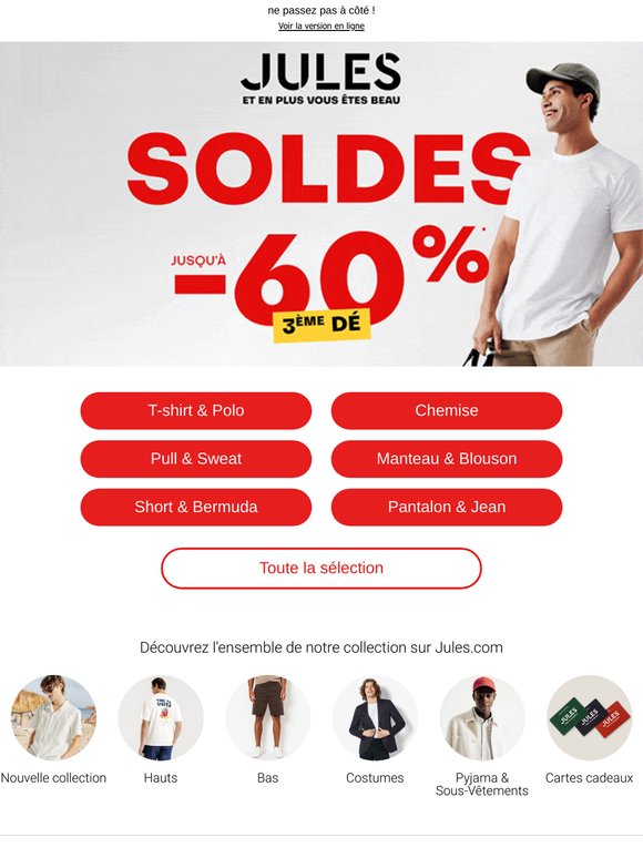 🔴 SOLDES | Encore plus d'articles jusqu'à -60%