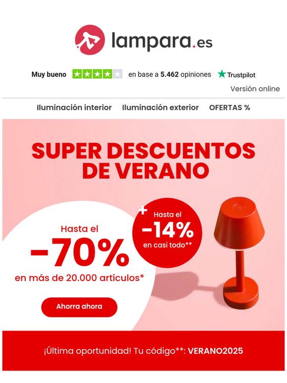 Última oportunidad: Los descuentos de hasta el 70% terminan hoy