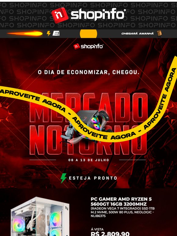 ⚡ Sua hora de comprar é agora - Ofertas do Mercado Noturno