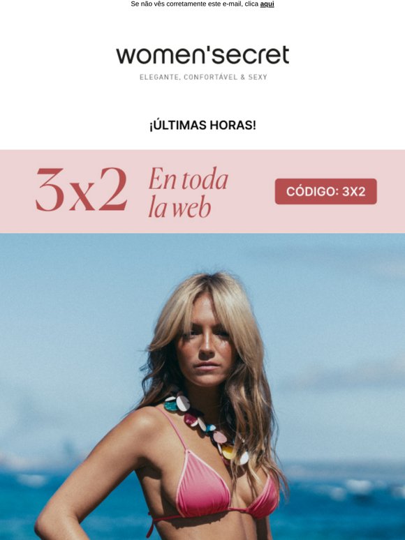 ¡Últimas horas del 3X2 en TODA la web! ☀️