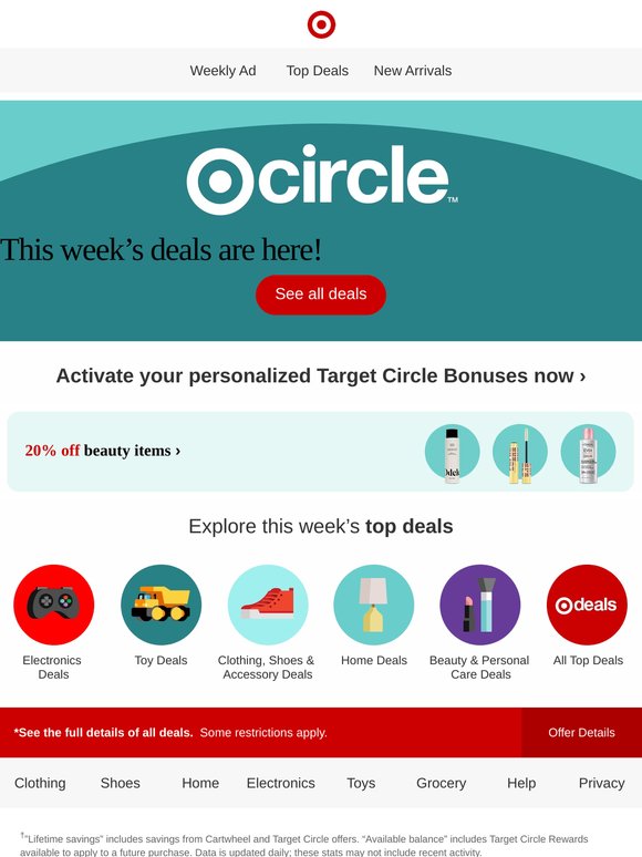 Inside: your weekly Target Circle deals 🎉