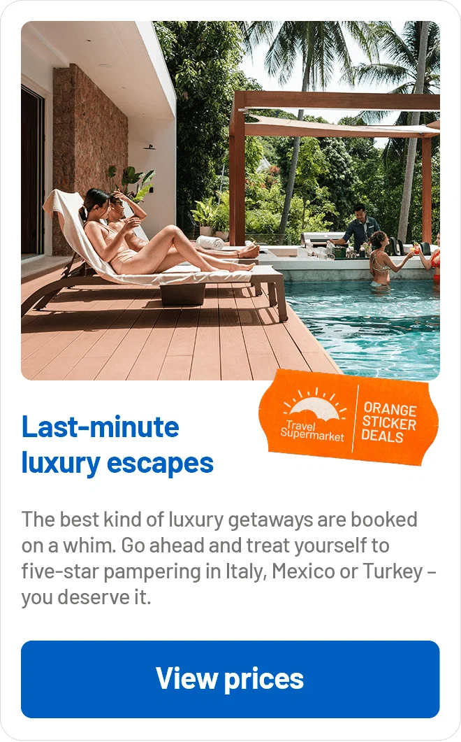 Last-minute luxury escapes
