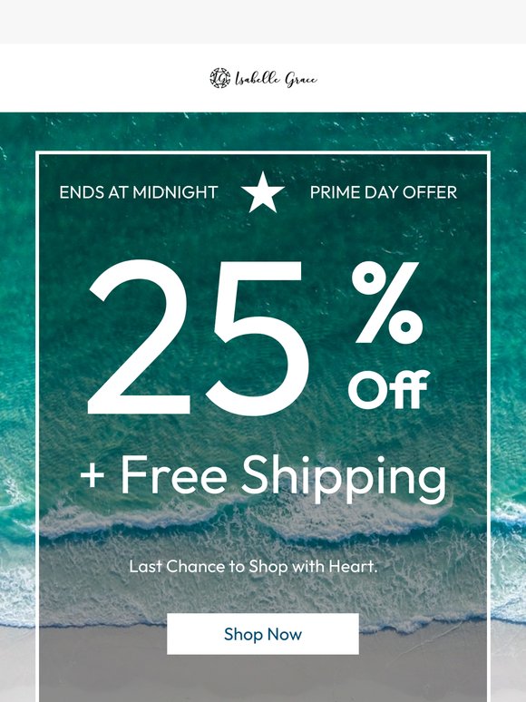 HURRY—Prime Day Offer Ends At Midnight 🕛
