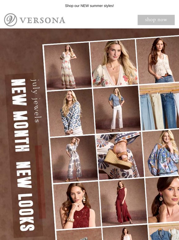 Shop the JULY Look Book!