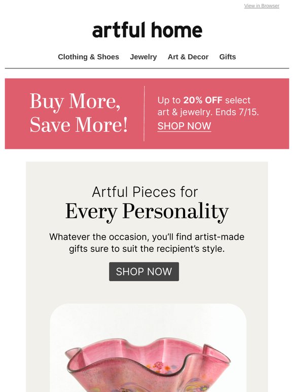 Save Up to 20% Off Gifts for Summer Celebrations!