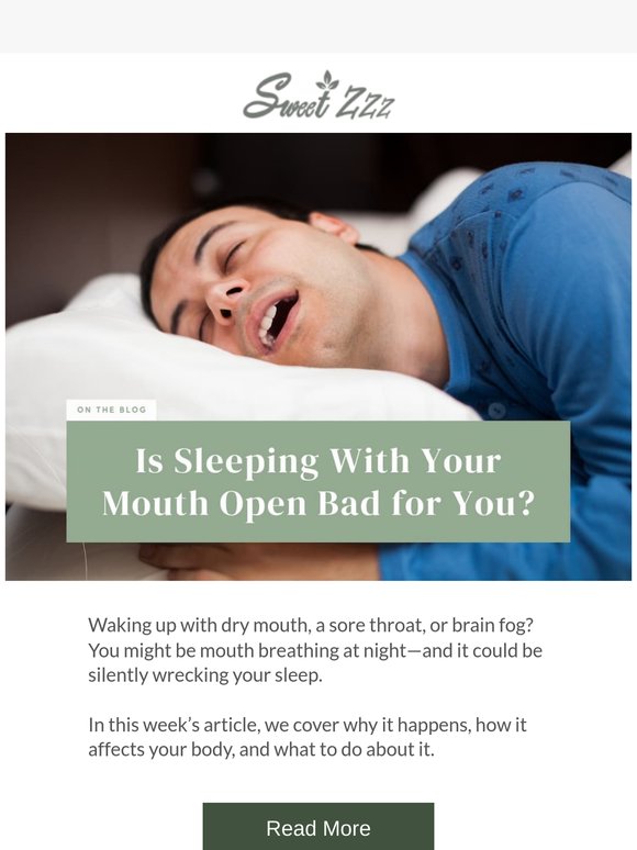 Is Sleeping With Your Mouth Open Bad for You?