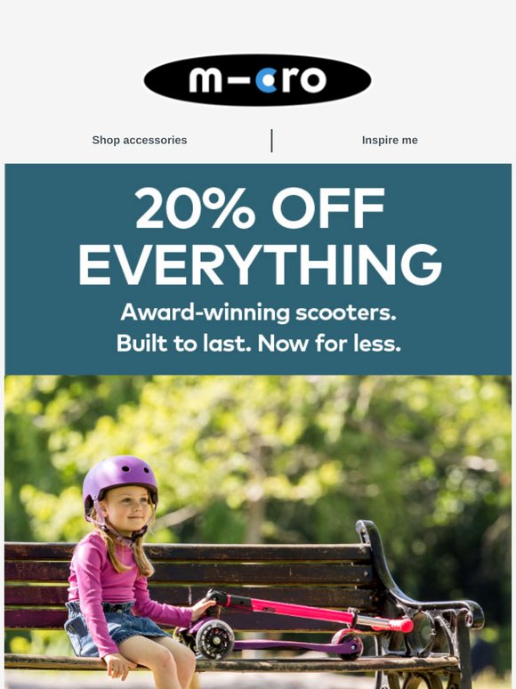 Keep Them Safe and Save 20%.