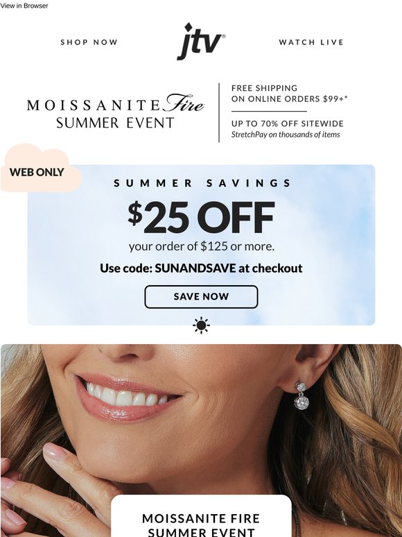 $25 OFF has a nice ring to it! 💍