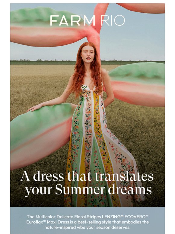 This dress translates your Summer dreams