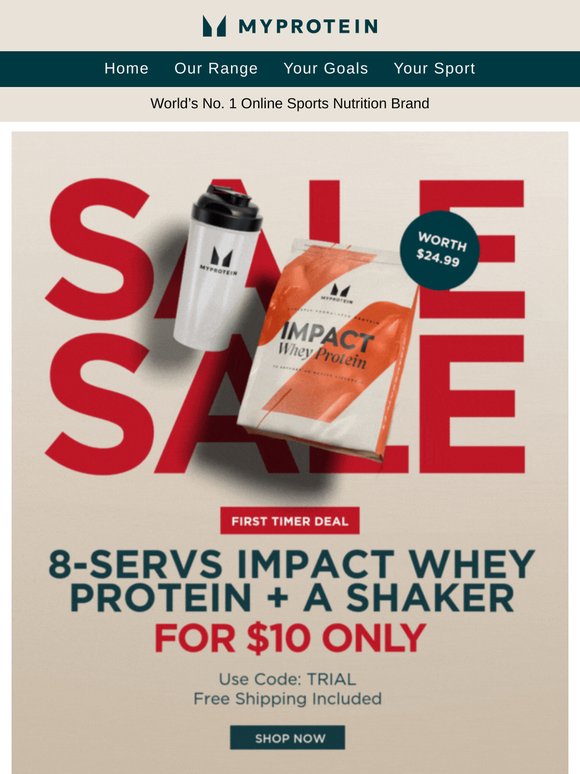 MEGA 😱 $10 Protein and FREE Shaker
