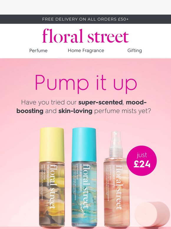 Discover skin-loving perfume mists