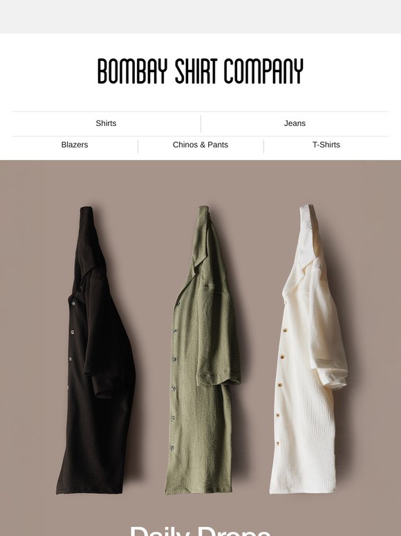 Daily Drop | July 13 | New Dobby Knit Shirts