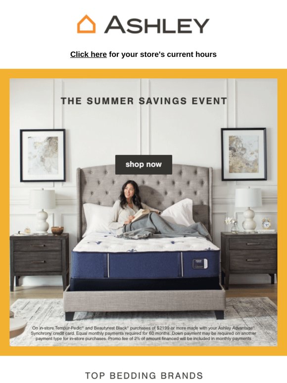 Ashley Sleep from $250 🌙 Summer Nights Made Better