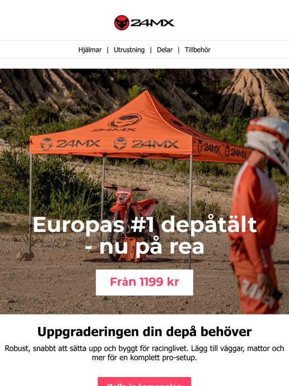 Din depå behöver det här tältet