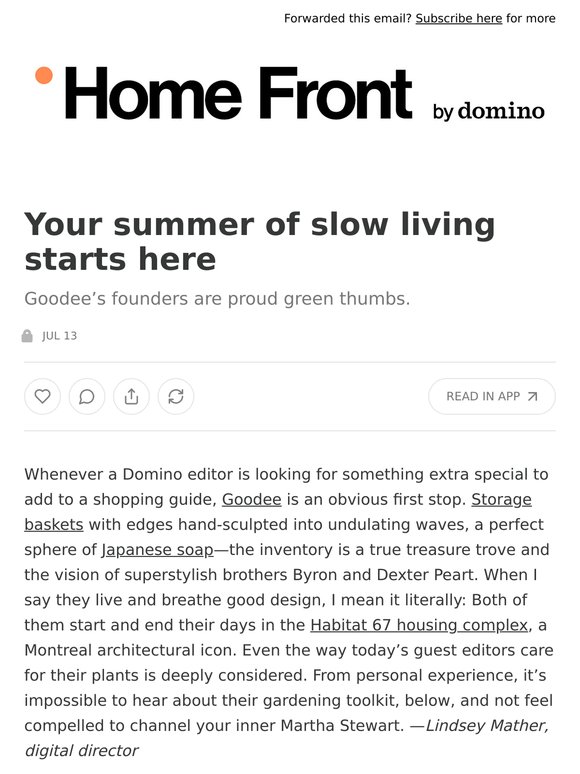 Your summer of slow living starts here