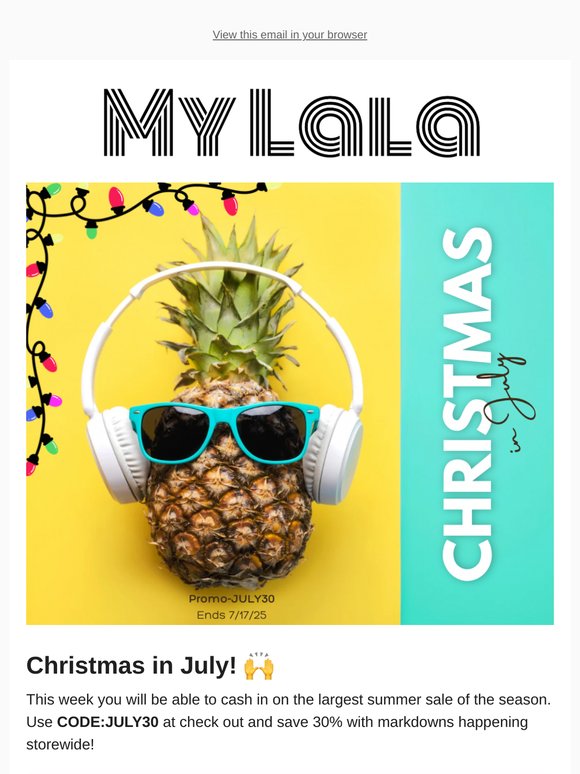 Deck The Halls This July! 🎄