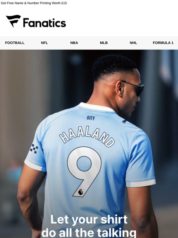 FREE Premier League Shirt Printing | Limited Time Only