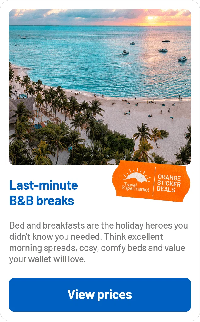Last-minute B&B breaks