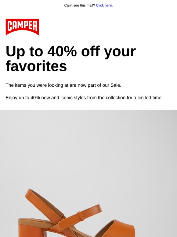 Hi Denise,  enjoy up to 40% off your favorite styles