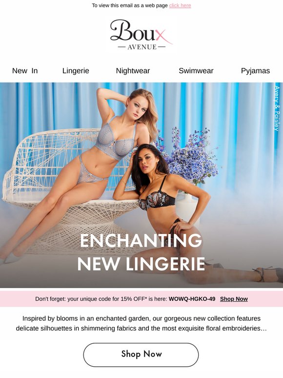 Meet this year’s most enchanting new lingerie