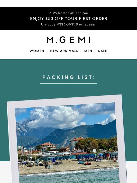Our Founder’s Forte dei Marmi Packing List