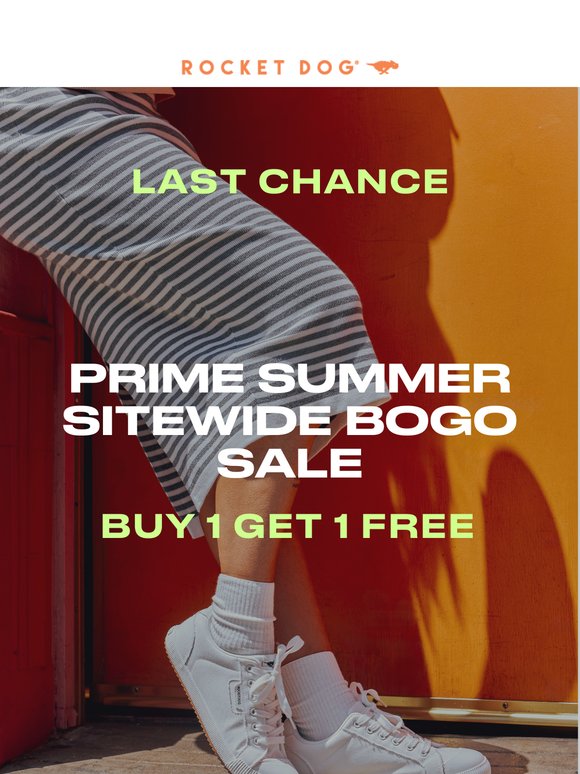 Almost Over: Buy 1 Get 1 FREE Sitewide 🛍️