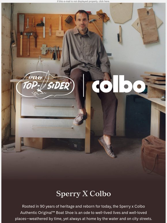 Limited Drop: Sperry x Colbo Is Here!