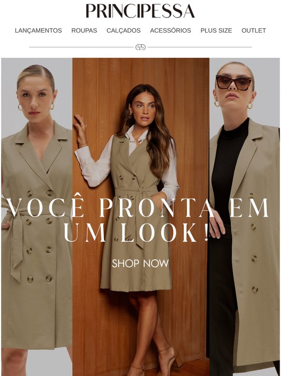 Você pronta em UM LOOK!