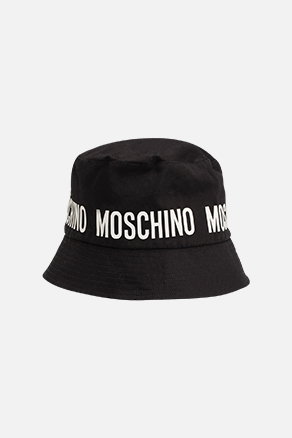 Schwarzer Bucket Hat