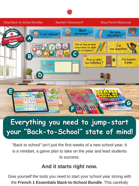 Back-to-School Planning Made Easy with the French 1 Essentials Bundle