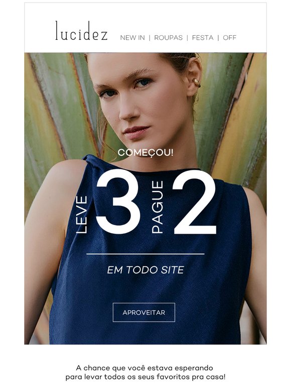 —, UPGRADE | Leve 3 pague 2 em todo site.