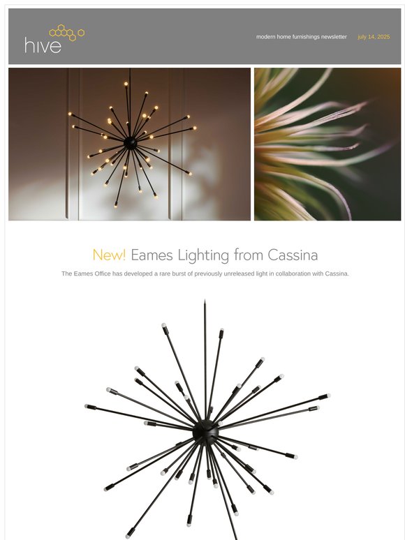 New! Rare Eames Lighting Designs