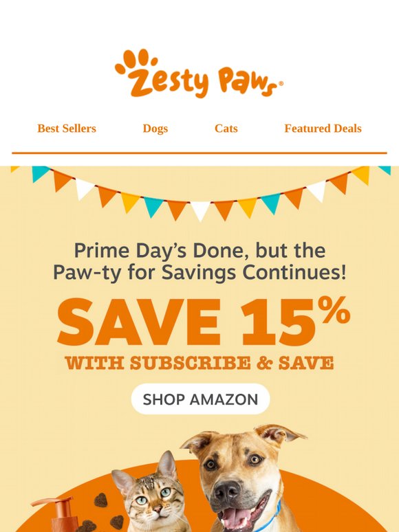 No Prime Day? No problem. Keep saving with Amazon Subscribe & Save 🛒