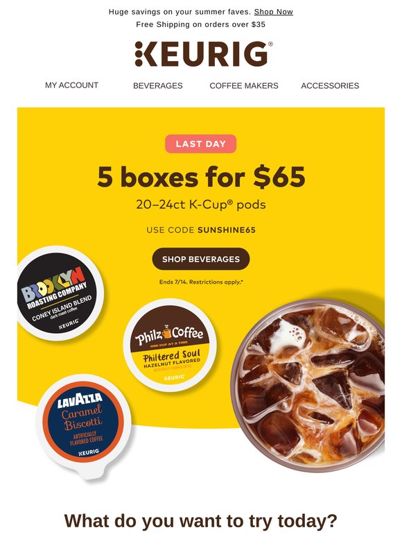 ☕ Summer Sips, Last Chance: 5 for $65!