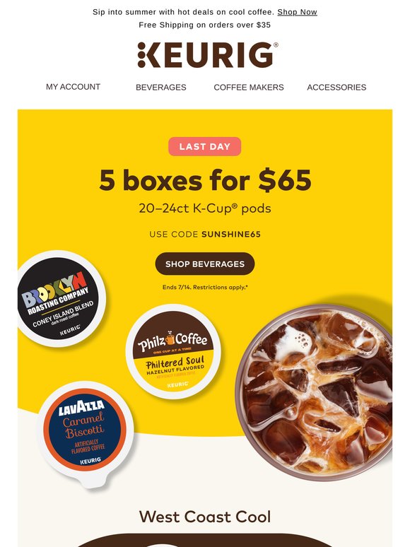Hurry! The Sale Ends Tonight — 5 Boxes for $65