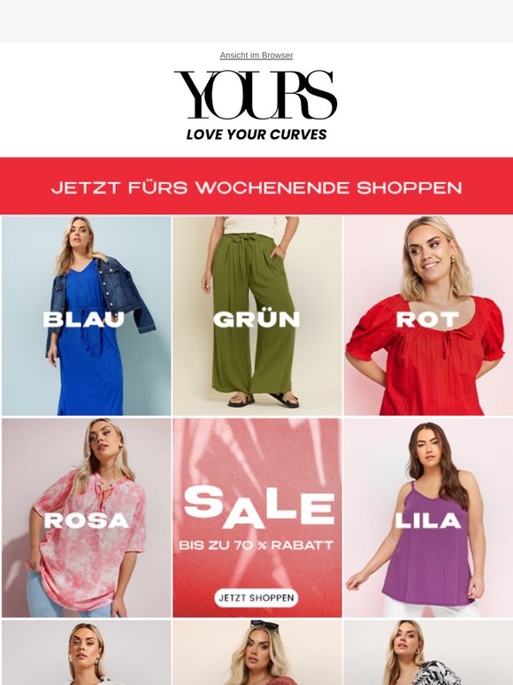 —, hast du schon in unserem SALE geshoppt?