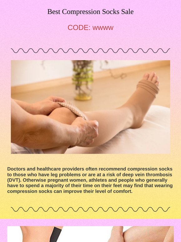 The same style as marathon runners, professional-grade compression socks