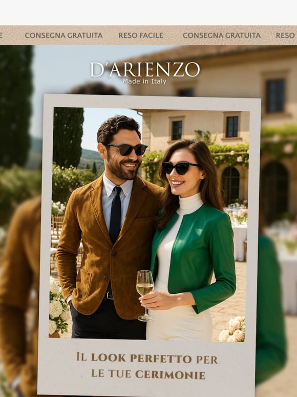 Trova il tuo look perfetto per le tue cerimonie