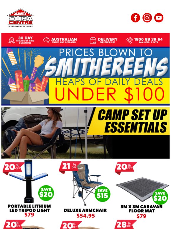 😱 Crazy MUST SEE Prices Blown 💥 To Smithereens 💰 Heaps Of Daily Deals Under $100 💯