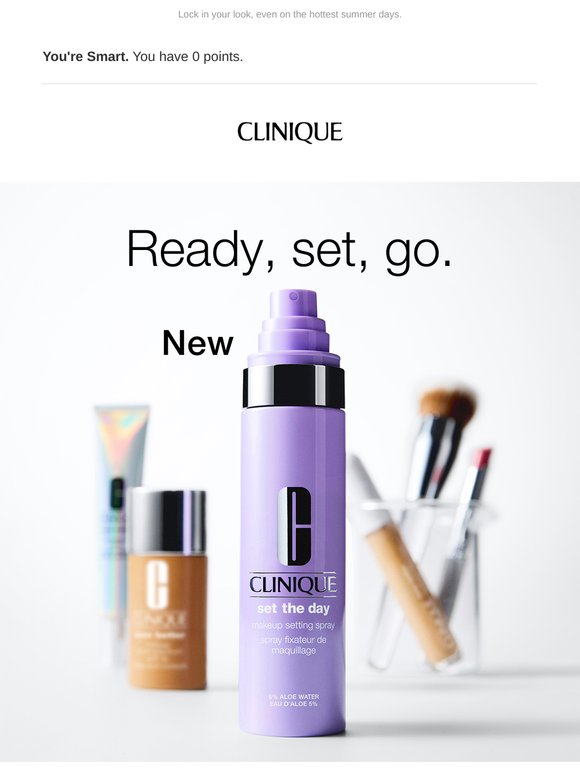 Get ready for our new setting spray.
