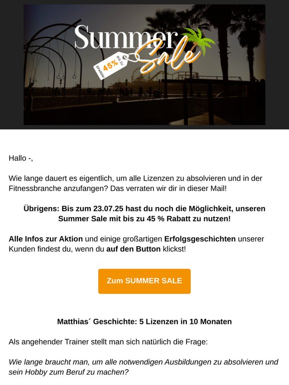 Matthias´ Geschichte: Alle 5 Lizenzen in 10 Monaten