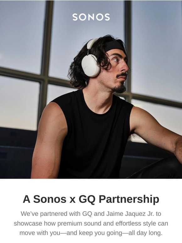 Sonos x GQ join forces with Jaime Jaquez Jr.