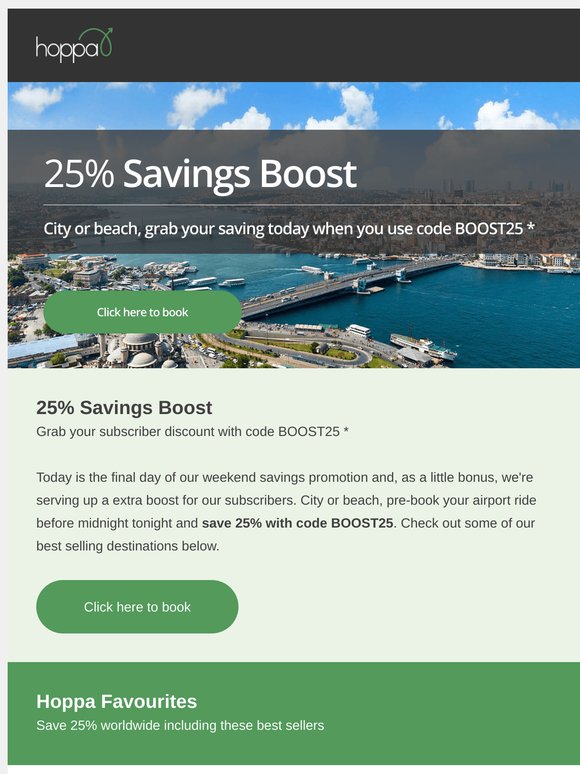 25% Savings Boost