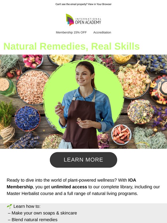 🌿 Become a Master Herbalist + Make Your Own Soaps