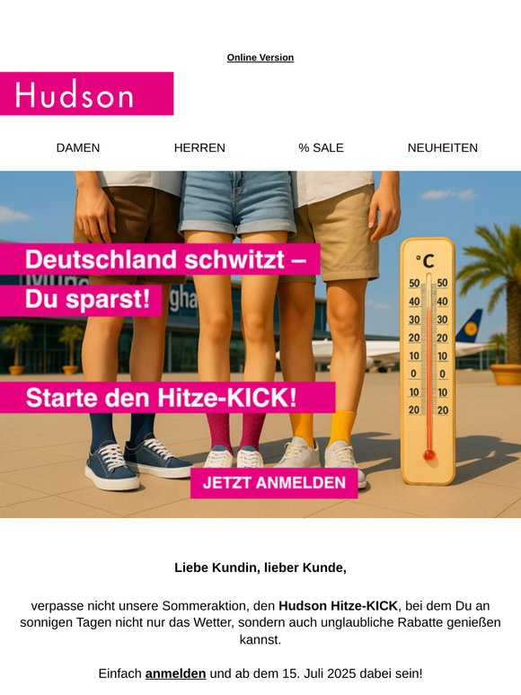 Ab 25 °C purzeln die Preise – bist Du dabei?