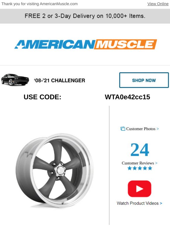 ALERT: Wheels and Tires: Snag $30 OFF NOW! 🎁